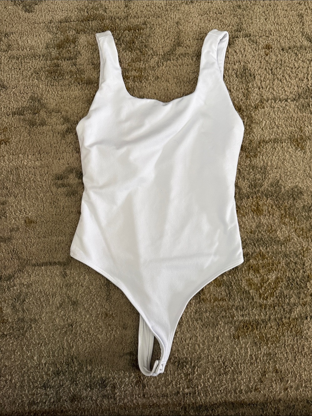 Good American White Kids One-Piece Bodysuit